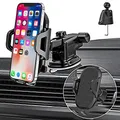 Produktbild: Handyhalterung Auto für Samsung Galaxy A55 A56 5G A36 A26 A35 A15 S25 A54 5G A34 A14 A53 S22 S23 S24 Plus KFZ Handyhalter Lüftung& Saugnapf Handy Halterung für Mercedes A B C Klasse/Toyota Yaris CHR