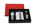 Produktbild: eyepower Flachmann Flachmann-Set Geschenkbox Edelstahl Trichter 4 Becher, 2 Becher + 1 Schlüsselanhänger