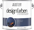 Produktbild: Wandfarbe Designfarbe Blau Unendliches Tiefseeblau Schöner Wohnen 2,5L