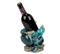 Produktbild: formano Flaschenhalter Krabbe Weinflaschenhalter 19x18 cm maritim aus Kunststein handbemalt - dekorativer Flaschenständer für Weinliebhaber, Barzubehör & originelle Geschenkidee