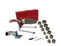 Produktbild: ROTHENBERGER Industrial 12teiliges Muffenschweißgerät inkl. Muffen (20 mm, 25 mm, 32 mm, 40 mm, 50 mm, 83 mm) im Koffer | Schweißgerät für Rohre, Muffen und Formstücke | bis 279°c | 36062