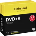 Produktbild: Intenso 4111652 DVD+R Rohling 4.7 GB 10 St. Slimcase