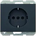 Produktbild: Hager Steckdose Berker 47157006 Steckdose SCHUKO K.1 anthrazit matt