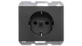 Produktbild: K.1 Gniazdo SCHUKO antracyt mat 47157006