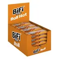 Produktbild: BiFi Roll Hot – 24er Pack (24 x 45g) - Salami Snack in einem lockeren Teig – Original Wurstsnack To Go - für Unterwegs, im Büro oder beim Sport - mit Pfeffer, Koriander und Knoblauch