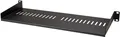 Produktbild: StarTech.com Vented 1U Rack Shelf - 7 in. Deep - Rack - Regal - Schwarz - 1U - 17.8 cm (7
