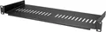 Produktbild: StarTech.com Belüfteter Server Rack Fachboden 1 HE - 175 mm Tief - Stahl - Rack - Regal - Schwarz - 1U - 17.8 cm (7