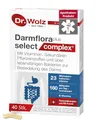 Produktbild: Dr. Wolz Darmflora plus select complex* - 40 Kapseln hochdosiert - 22 Milchsäurebakterien-Stämme - 160 Milliarden Bakterienkulturen pro Tag - Für Darmschleimhaut & Immunsystem* - Darm-Kur