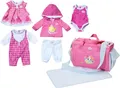 Produktbild: Baby Born Puppenkleidung Great Value Set,43 cm (Set, bestehend aus 5 tlg. Kleidungsset, Wickeltasche inkl. Wickelunterlage)