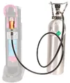 Produktbild: DUO Adapter Set Hochdruckschlauch für Soda Stream Duo + 2 kg Alu CO2 Flasche