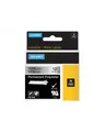 Produktbild: Dymo Polyester permanenter Klebstoff Schwarz auf Silber Rolle 1,2 cm x 5,5 m 1 Kassetten Permanentband für Rhino 4200 6000 Hard Case Kit RhinoPRO 1000 3000 5000 (S0718180)