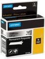 Produktbild: DYMO IND 18486 - DYMO IND Polyester, 12mm, schwarz/metallic