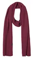 Produktbild: Bovari 100% Kaschmir Schal - Damen und Herren - Strick-Schal in Premium Qualität - kuschelweich und warm (Wein-Rot/weinrot)