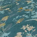 Produktbild: A.S. Creation The BOS 388253 Vliestapete Blumenoptik 0.53 x 10.05 m Petrol Wohnzimmer Schlafzimmer Flur Küche Esszimmer Badezimmer Bad Arbeitszimmer