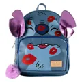 Produktbild: Cerdà Disney Lilo und Stitch Rucksack - Kunstleder - Stitch-Motiv Küsschen - Blau