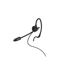 Produktbild: 201156 In-Ear-Headset für schnurlose Telefone 2,5-mm-Klinke In-Ear Kopfhörer Kabelgebunden (Schwarz, Silber)