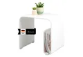 Produktbild: eluno Beistelltisch 2in1 aus Acryl mit Magazinhalter