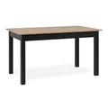 Produktbild: DEINE TANTE EMMA 003411 Esszimmertisch Coburg 140 Küchentisch in Artisan Eiche Nb. / Schwarz ca. 140 x 76 x 80 cm ausziehbar 180 cm