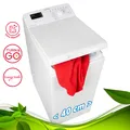 Produktbild: Toplader Waschmaschine 5,5 kg TurnGo 40 cm breit Mehrfachwasserschutz Display 