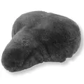 Produktbild: Reissner Lammfelle Fahrradsattel Bezug Fahrradsattelüberzug aus Merino Lammfell FSB-A-2 dunkelgrau anthrazit 30x25cm