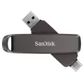 Produktbild: SanDisk Extreme PRO DUAL Drive 1TB, USB Type-A and USB Type-C, High Performance 