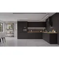 Produktbild: Winkelküche SIENA 350x290 cm Küchenzeile Einbauküche Eckküche Küche Schwarz matt