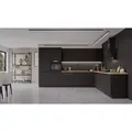 Produktbild: Winkelküche SIENA 350x290 cm Küchenzeile Einbauküche Eckküche Küche Schwarz matt