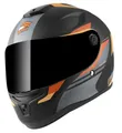 Produktbild: FC-Moto FF114B Zeron Helm, schwarz matt/orange, L