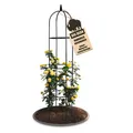 Produktbild: Rankgitter Metall Rosen Spalier 1,93 hohe Rankhilfe Garten