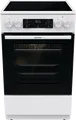Produktbild: Gorenje Standherd GECS5C70WA | Elektroherd 50cm | Glaskeramikkochfeld | 70L | 11 Heizarten | AirFry | ExtraSteam | Weiß, A (Spektrum:  bis D)