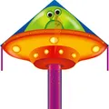 Produktbild: Kinderdrachen HQ Simple Flyer 120 UFO 102155 Orange 120 x 75 cm + 150 cm staart