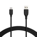 Produktbild: Amazon Basics USB-C-auf-USB-A 2.0 Schnellladekabel, 480 Mbit/s Geschwindigkeit, USB-IF-zertifiziert, für Apple iPhone 16/15, iPad, Samsung Galaxy, Tablets, Laptops, 3 m, Schwarz