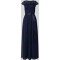 Produktbild: Swing Abendkleid mit Paillettenbesatz in Marine, Größe 44