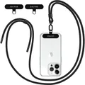 Produktbild: Handykette Universal Schwarz Handyhülle Schlüsselband Handy Zubehör