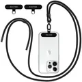 Produktbild: Handykette Universal verstellbar schwarz Handflachenschutz Handyhalter