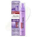 Produktbild: L'Oréal Paris Glass Skin Feuchtigkeits-Fluid, für aufgepolsterte & glowy Haut, mit Hyaluronsäure + 5% [Vitamin B3 + Pro B5 + C], glättendes Anti-Aging Gesichtsfluid, Revitalift Filler, 50ml