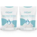 Produktbild: GiDeli Natron Pulver 2kg | E500ii Backpulver Lebensmittelqualität Natriumbicarbo
