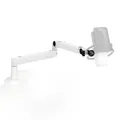Produktbild: Elgato Wave Mic Arm LP White - Premium Low Profile Mikrofonarm für einen sauberen Arbeitsplatz, Tischklemme, vielseitig, voll einstellbar, ideal für Podcast, Streaming, Gaming, Home Office