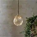 Produktbild: Glaskugel Jutta Tautropfen-LEDs Batteriebetrieben 200cmm warmweiß 15 LEDs