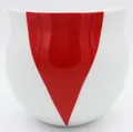 Produktbild: Colani Tasse Kaffeetasse dekorierte Designer Kaffeebecher Becher Arrow rot 260ml