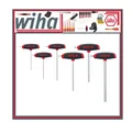 Produktbild: WIHA Schraubendrehersatz 6tlg. 6KT SW 2,5/3/4/5/6/8 Klinge mit Seitenabtrieb