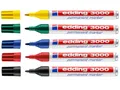 Produktbild: 5x Edding 3000 Permanentmarker 5 versch. Farben Wasserfest marker 1,5 - 3 mm