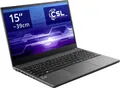 Produktbild: CSL Computer Notebook R'Evolve C15 5500U 38.1cm (15 Zoll) Full HD AMD Ryzen 5 5500U 16GB RAM 500GB SSD Deutsch, QWERTZ Grau 9059