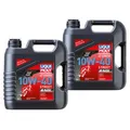 Produktbild: 8 L Liqui Moly Motoröl Motorrad 4-Takt Synth 10w-40 Street Race API SN PLUS