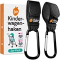 Produktbild: Kinderwagen Haken für Taschen 2er-Pack - Universelles Kinderwagen Zubehör Kar...