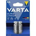 Produktbild: 2x Varta Ultra AA Mignon FR6 Lithium Batterie