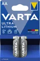 Produktbild: 2x Varta Ultra Lithium AA Batterie 2er Blister Mignon 1,5V 2900mAh Typ 6106