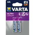 Produktbild: VARTA Batterie Lithium Mignon AA FR06 1.5V Ultra Lithium 2-Pack Professionell