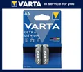 Produktbild: VARTA Batterie ULTRA Lithium 1,5 V AA Mignon 2900 mAh FR14505 6106 2 Stück