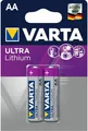 Produktbild: 2x Varta Ultra Lithium AA Batterie 2er Blister Mignon 1,5 V 2900 mAh Typ 6106